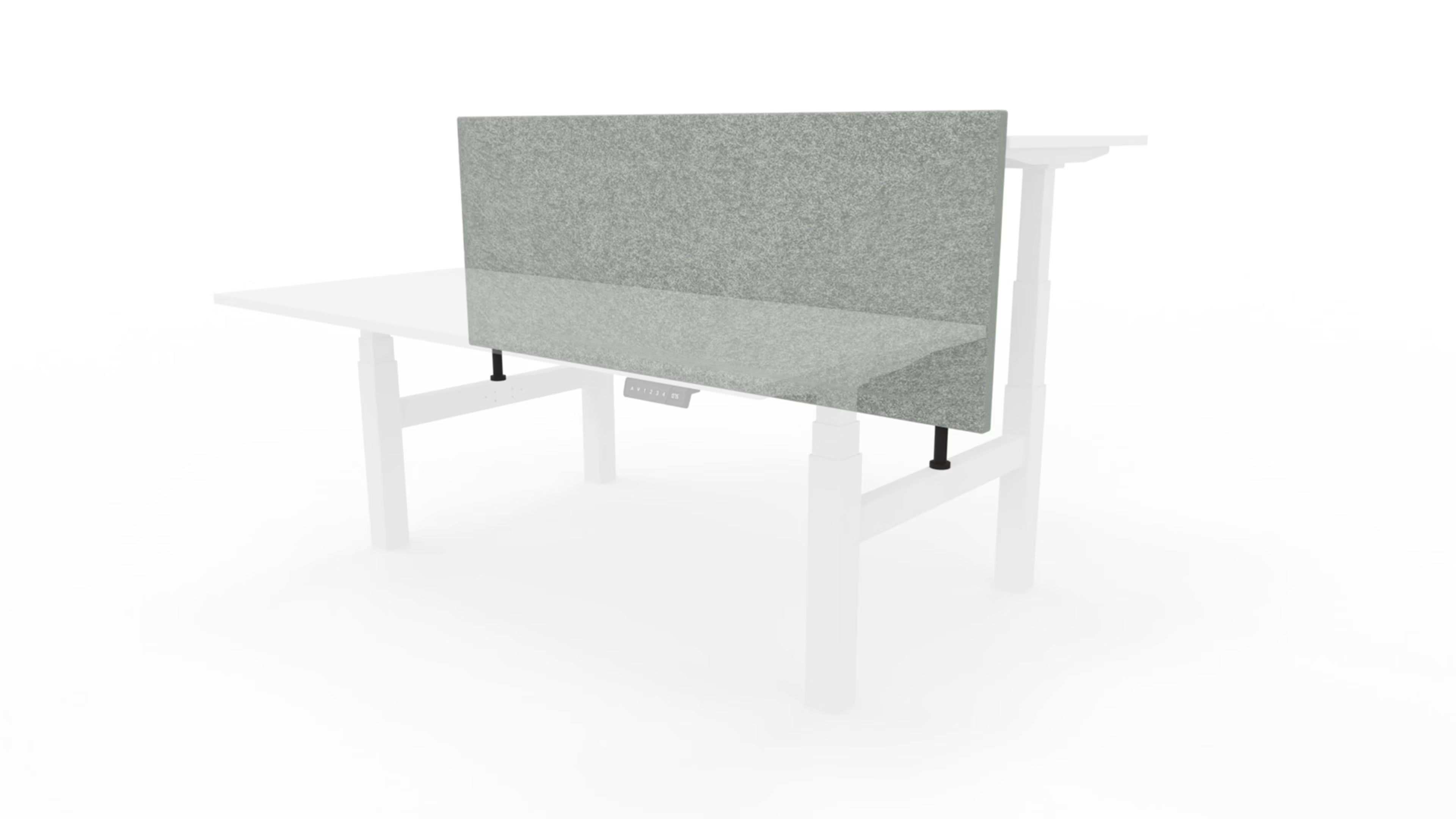 Akoestische tussenwand - rondom gestoffeerd