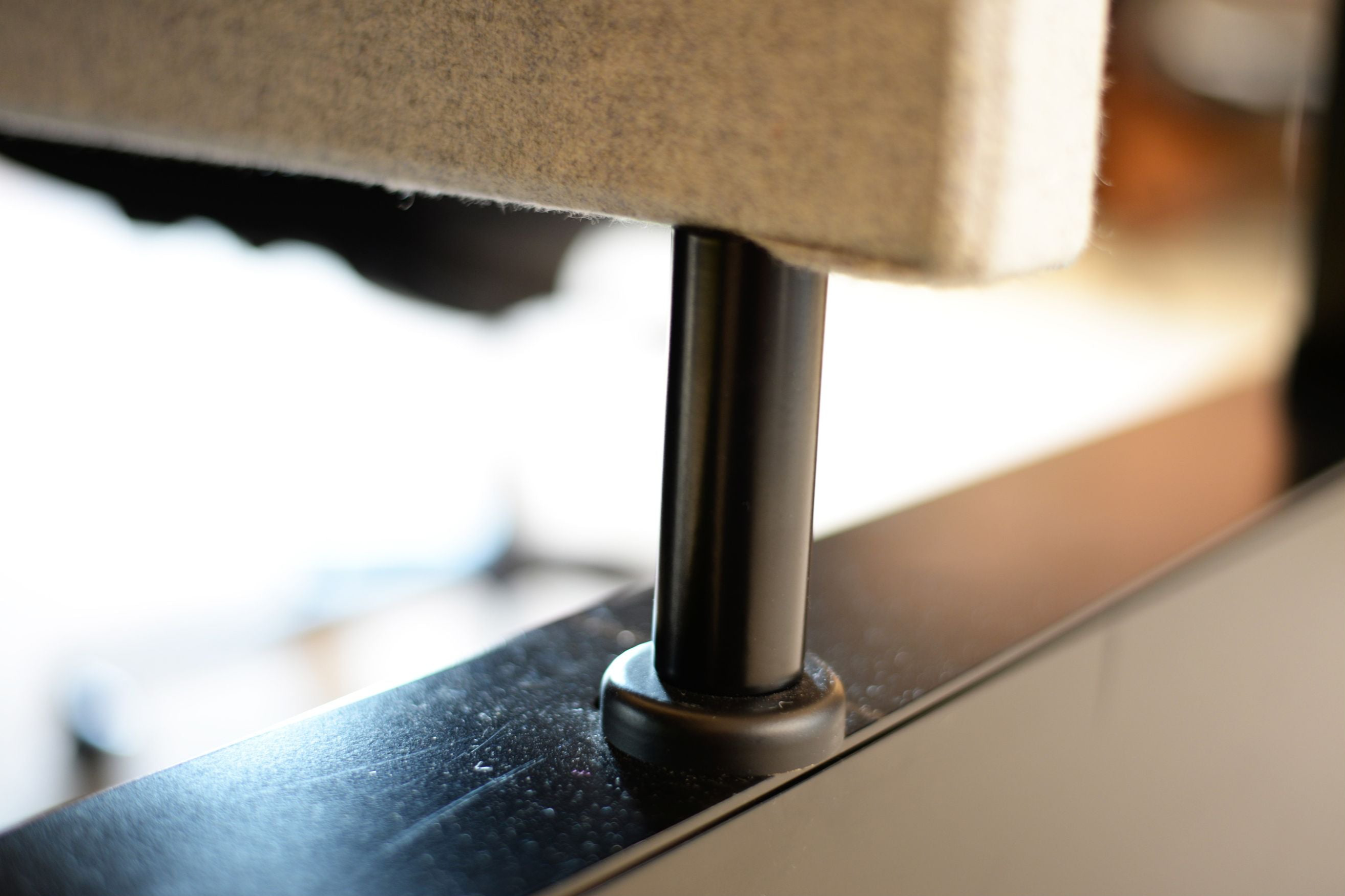 Akoestische tussenwand - aluminium frame