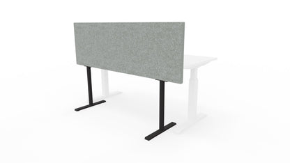 Akoestische bureaudivider - rondom gestoffeerd