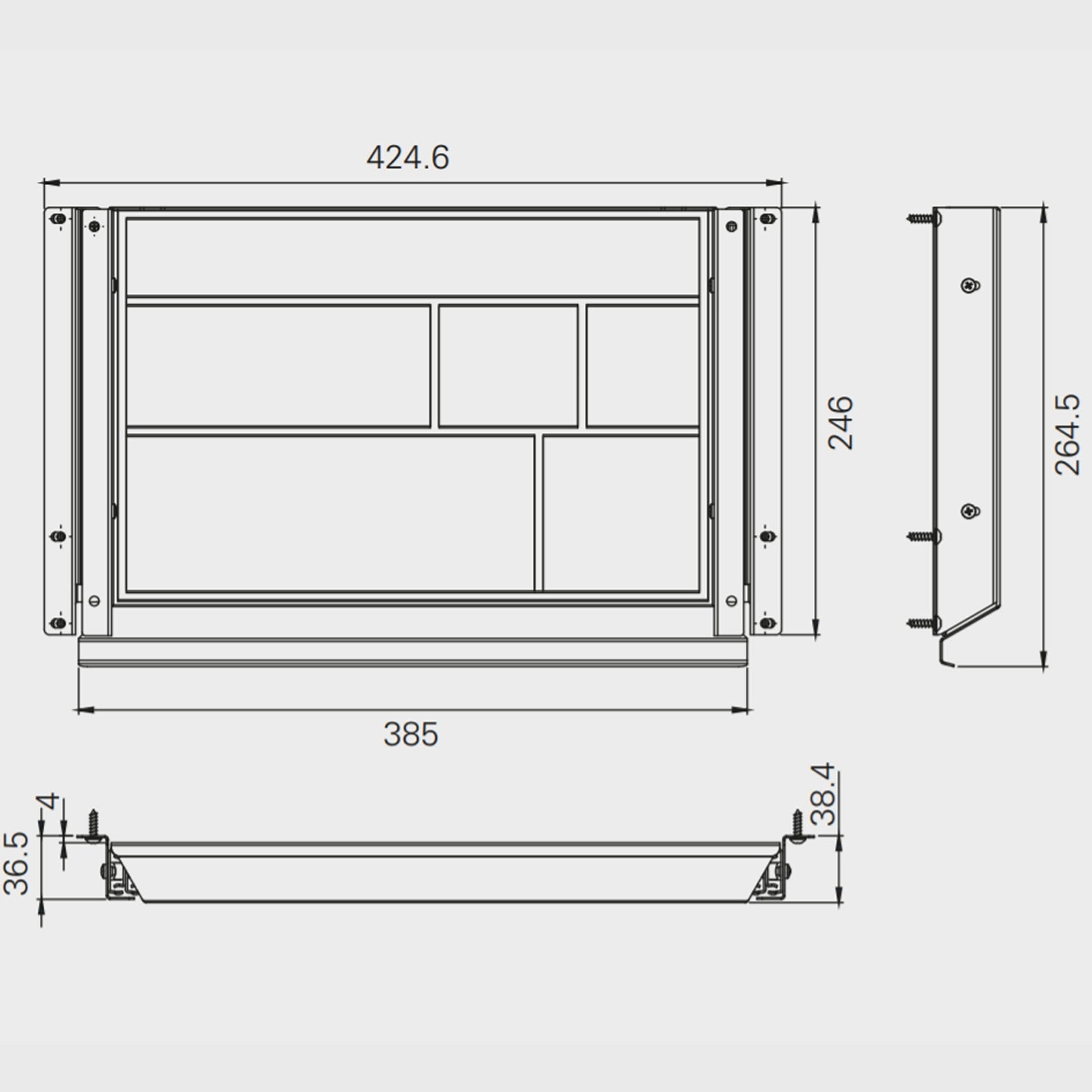 Lade Stor8 steel Bamboe