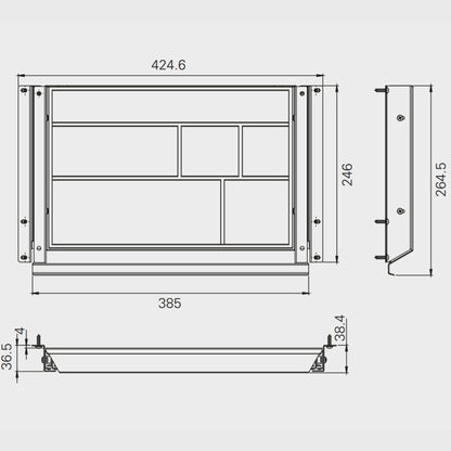 Lade Stor8 steel Bamboe